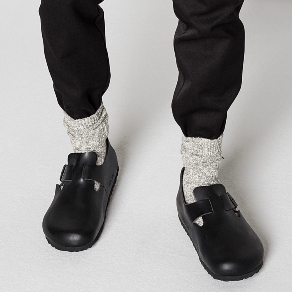 Birkenstock London Leather Shoe Clog